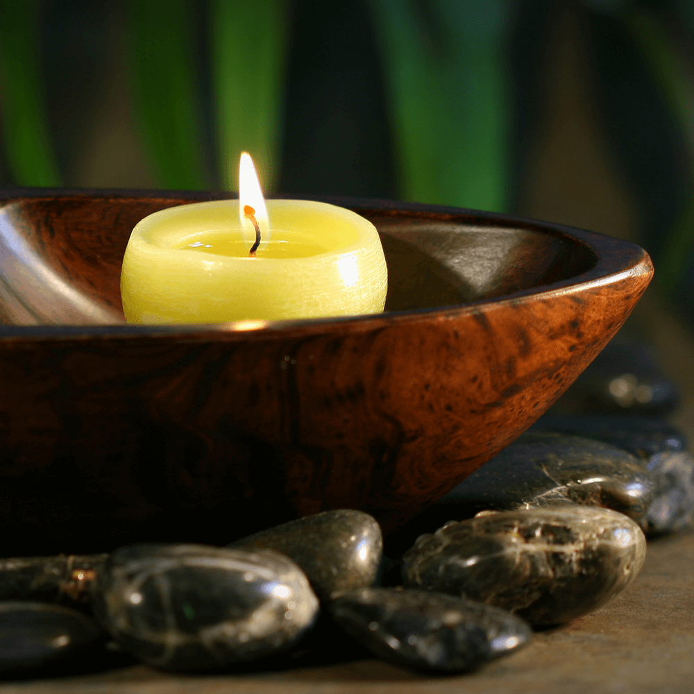 Burning candles