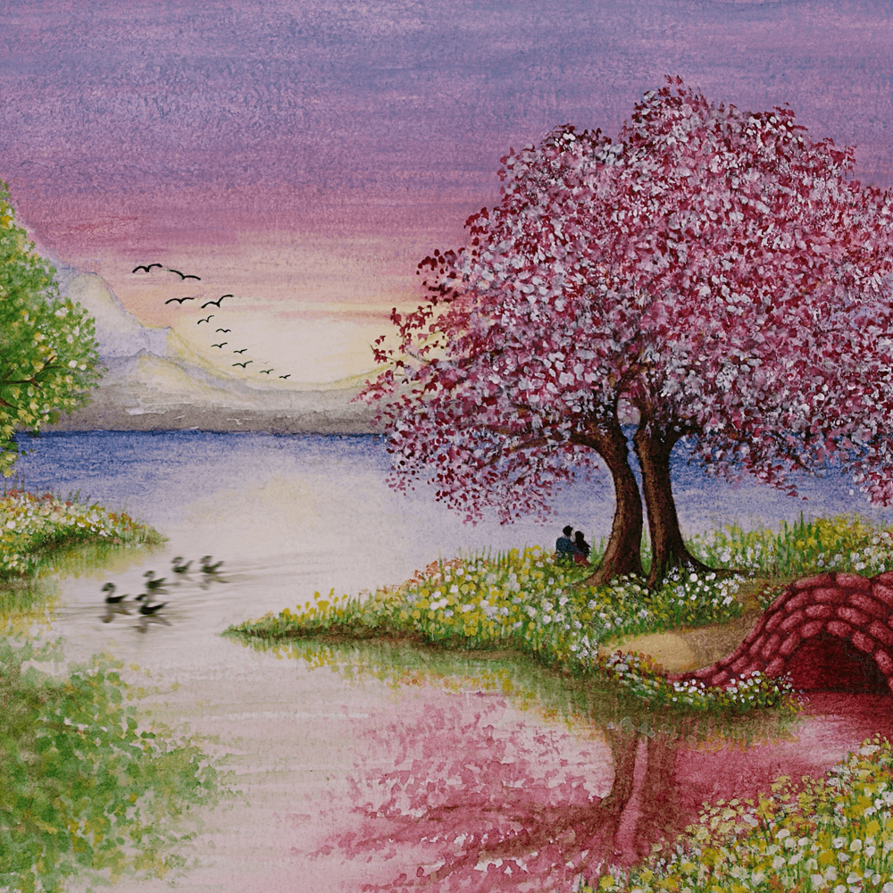 Painting nature & beauty girls