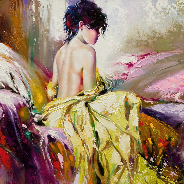 Portrait of the nude girl