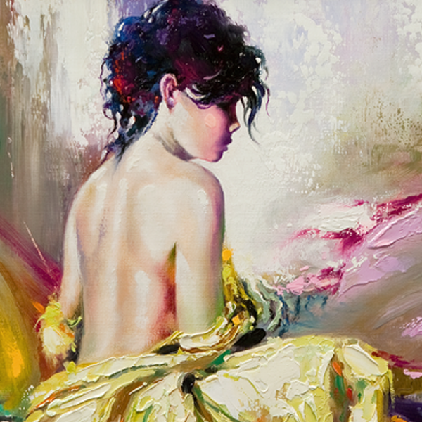Portrait of the nude girl