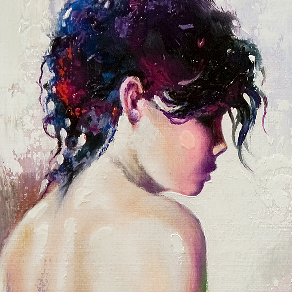 Portrait of the nude girl